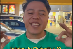 Usuario revela hack para gastar sólo $10 pesos en el cine