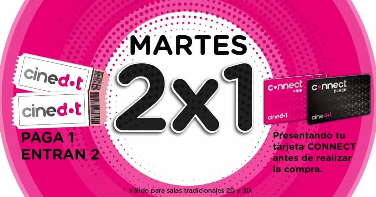 CINEDOT BOLETOS AL 2X1