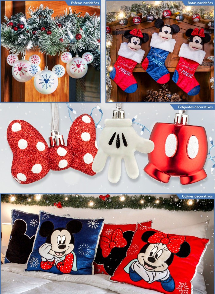 coleccion de navidad walmart Mickey Mouse y Minnie