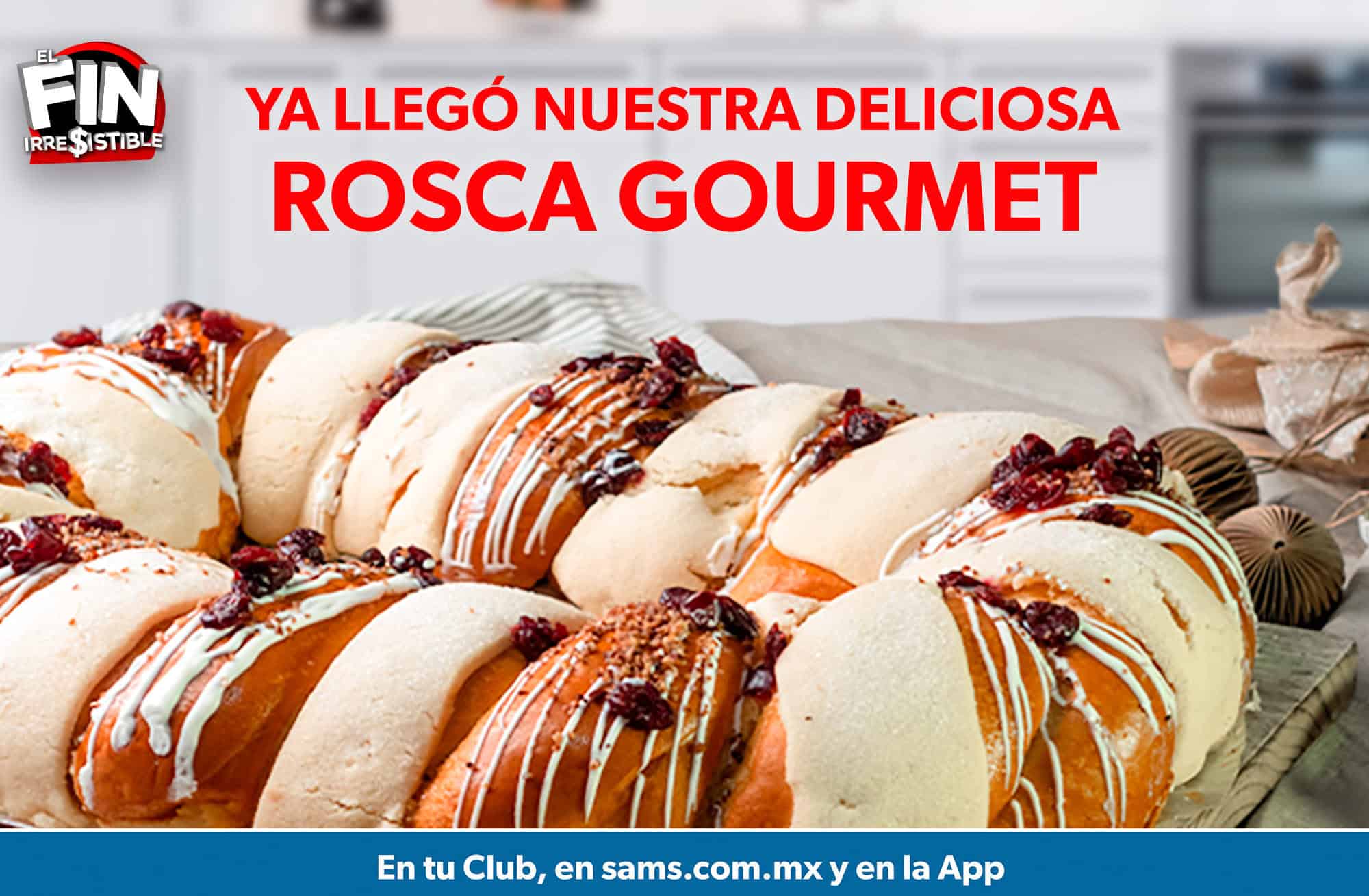 ¿La Navidad, qué? Ya llegó la Rosca de Reyes a Sam's Club