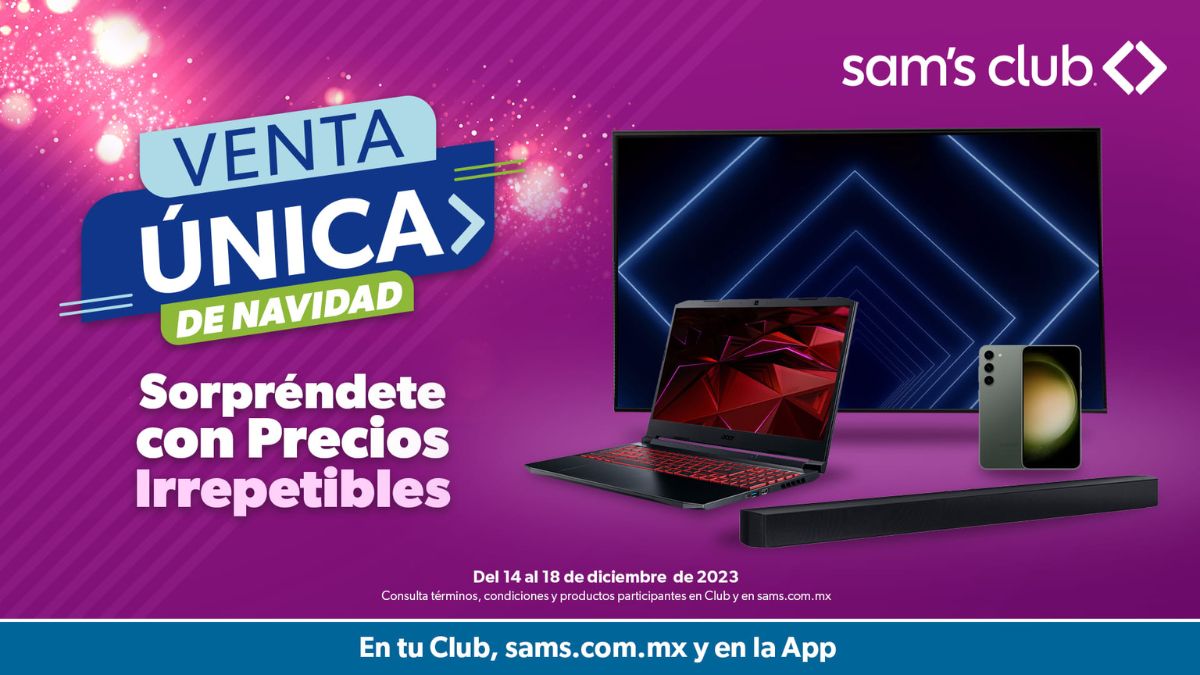 SAM'S CLUB VENTA ÚNICA DE NAVIDAD 2023