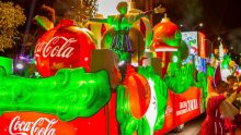 Caravana Coca Cola Saltillo 2023. ¿Cuándo es el último desfile de Navidad de este año? Foto FB:@CocaCola