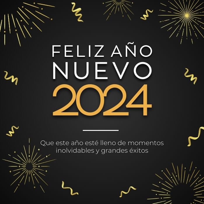 Frases e imágenes de Feliz Año Nuevo 2024 para mercadólogos Revista