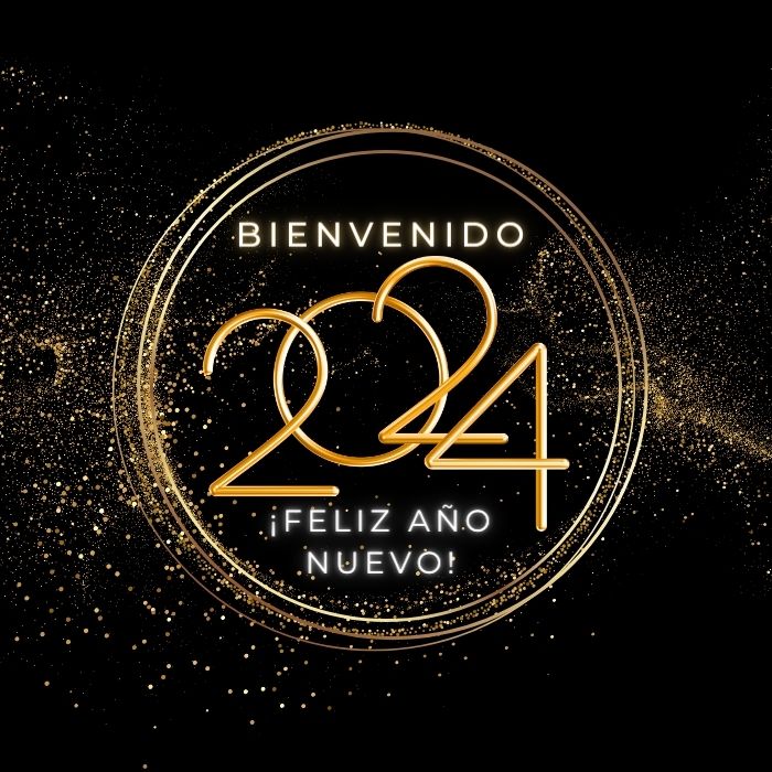 logotipo de feliz año nuevo