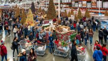 navidad filas costco