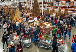 navidad filas costco