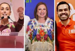 ELECCIONES 2024 CLAUDIA SHEINBAUM XOCHITL GALVEZ JORGE ALVAREZ CANDIDATOS PRESIDENCIA
