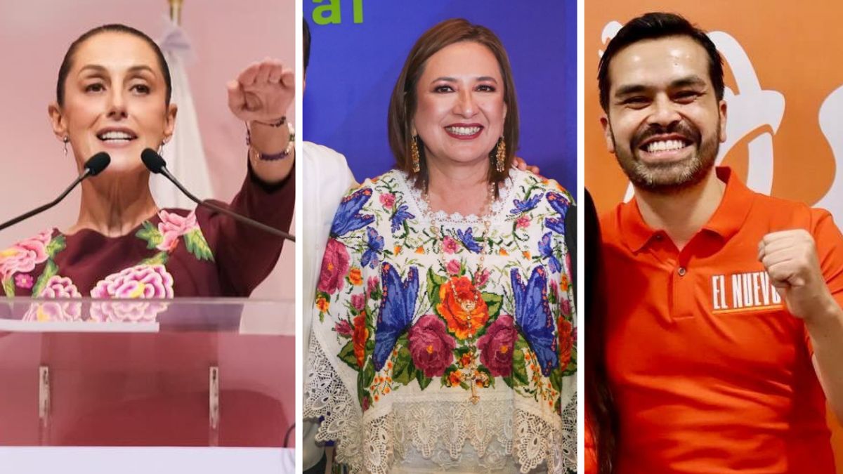 ELECCIONES 2024 CLAUDIA SHEINBAUM XOCHITL GALVEZ JORGE ALVAREZ CANDIDATOS PRESIDENCIA