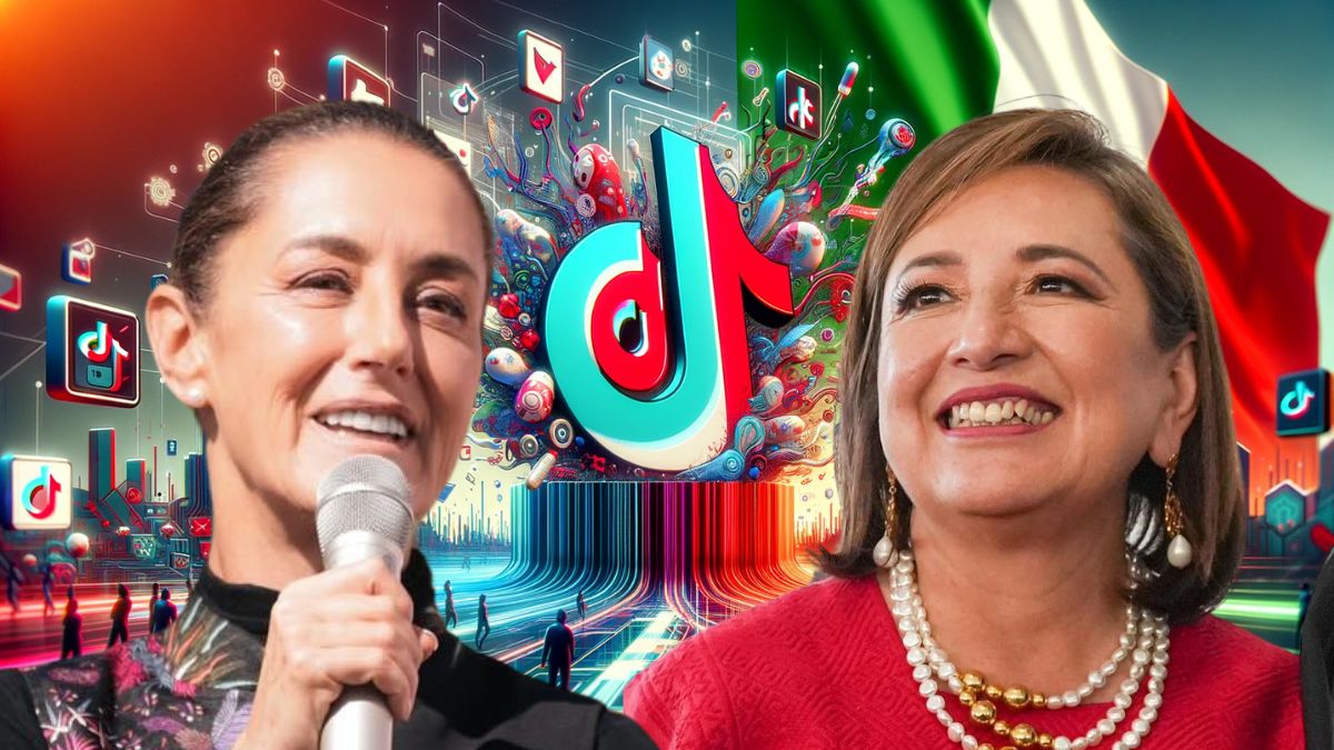 CLAUDIA SHEINBAUM XOCHITL GALVEZ TITOK ELECCIONES 2024