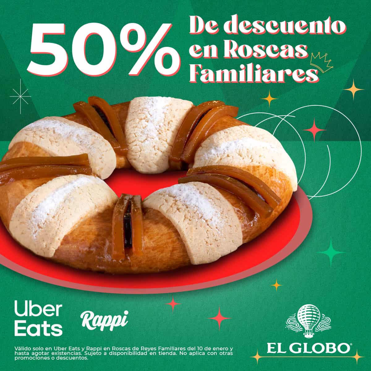 ROSCA DE REYES EL GLOBO 2024