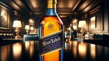 WHISKY BLUE LABEL ETIQUETA AZUL