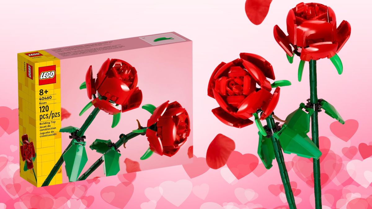 bouquet de rosas lego san valentín 14 de febrero