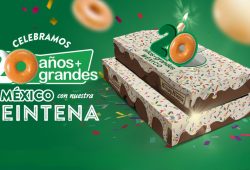 Krispy Kreme regalará donas por sus 20 años en México Foto: Especial
