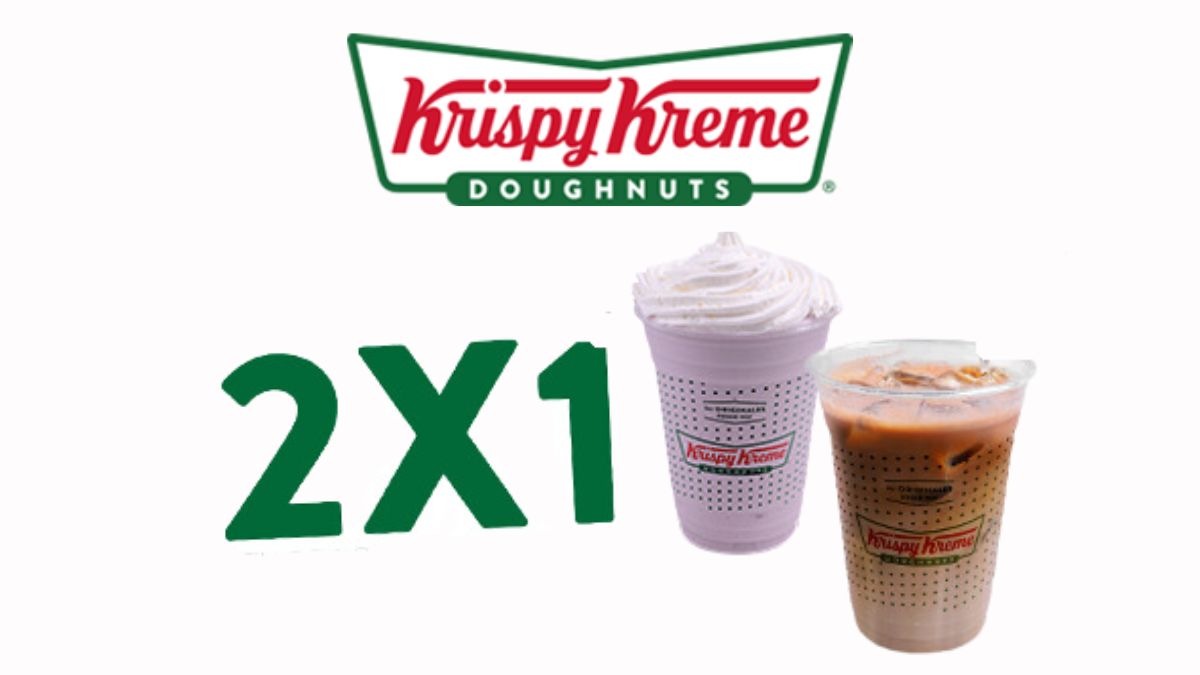 2x1 Krispy Kreme. ¿Qué productos tienen esta promoción? Foto: Especial