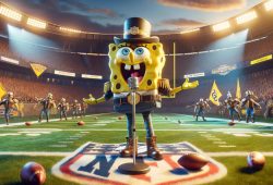 VIDEO de la canción de Bob Esponja en el Super Bowl 2024 Foto: Especial