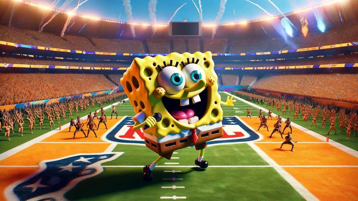 BOB ESPONJA SUPER BOWL 2024