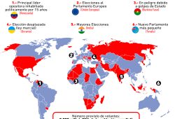 Gráfica del día: Las elecciones de 2024 a nivel global