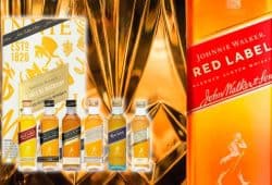 RED LABEL SET BOTELLITAS MINIATURA JOHNNIE WALKER