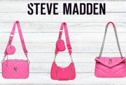Bolsa Steve Madden rosa con un descuento del 25% en tienda Foto: Especial