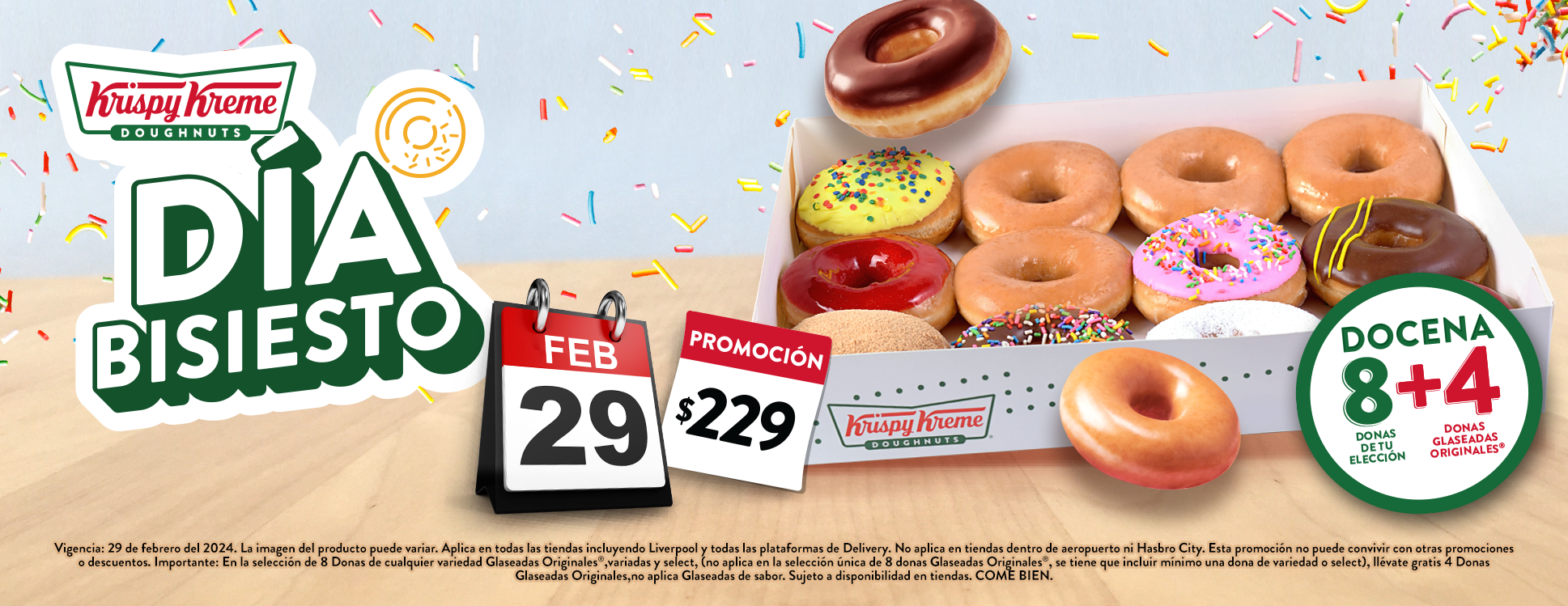 Krispy Kreme tendrá una promoción especial por el día bisiesto