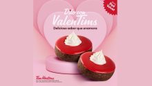 El delicioso Valentims de Tim Hortons para el 14 de febrero Foto: Especial