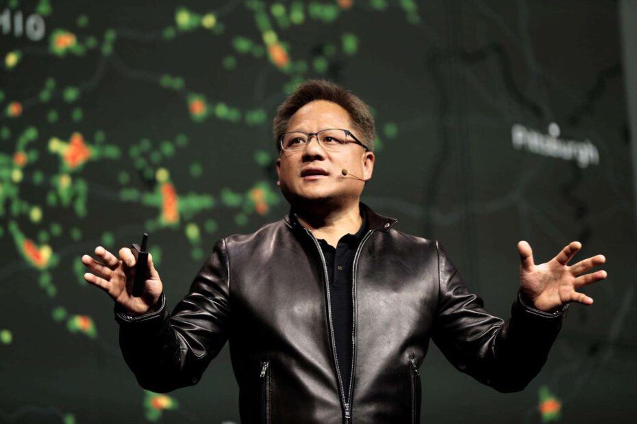 CEO de Nvidia Jensen Huang marca