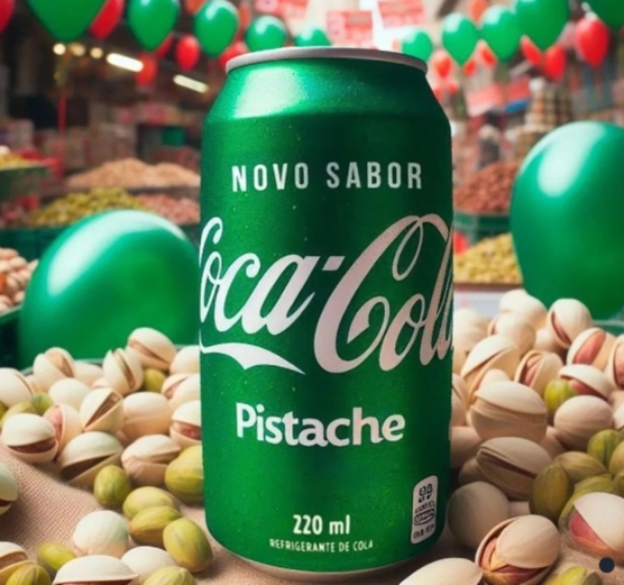 Coca-Cola sabor pistache brasil pistacho