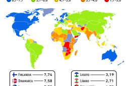 Gráfica del día: Los países más felices del mundo