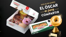 Las formas creativas Krispy Kreme para ver los premios Oscar 2024 Foto: Especial
