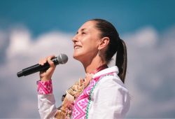 Claudia Sheinbuam y sus propuestas para el AIFA Foto: Especial presidenta de méxico