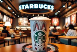 Taza conejito de pascua de Starbucks. ¿Cuánto va a costar? Foto: Especial