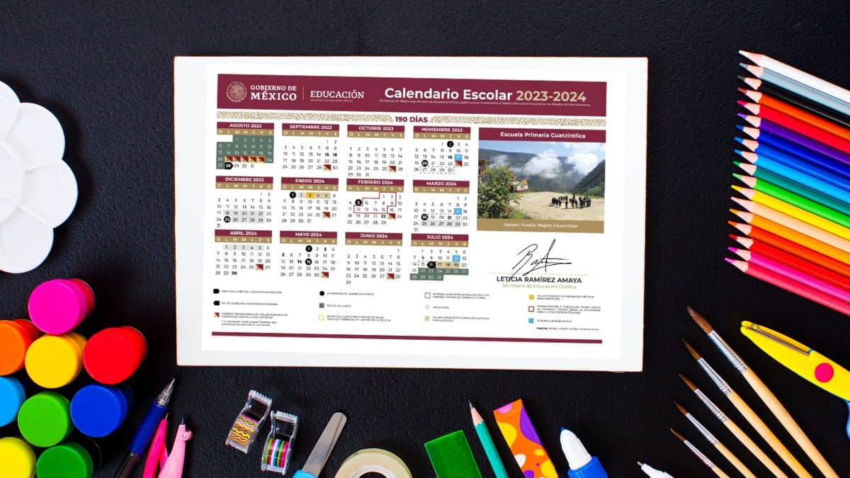 CALENDARIO ESCOLAR 2024 SEP PRIMER PUENTE ABRIL