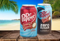 Dr. Pepper creamy coconut and Creamy Coconut Zero Sugar