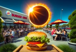 Eclipse solar 8 de abril. ¿A qué hora estarán las hamburguesas de Burger King 10 pesos? Foto: Especial