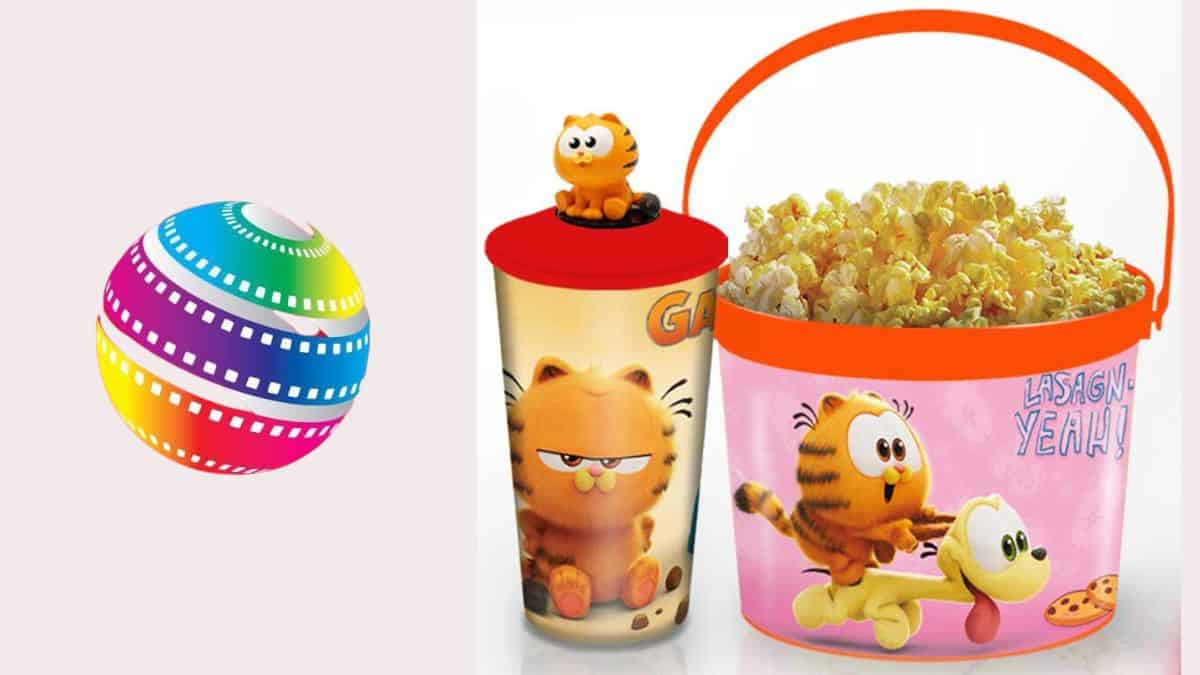 Cinemex tiene los vasos y cubetas coleccionables de Garfield Foto: Especial