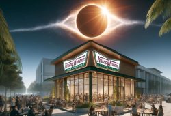 Así puedes conseguir tu dona eclipse Krispy Kreme este 8 de abril Foto: Especial