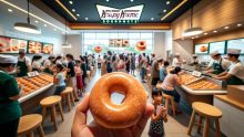Todas las donas Krispy Kreme estarán a 19 pesos este 24 y 25 de abril Foto: Especial