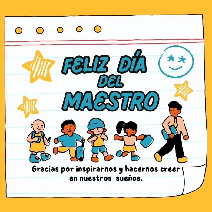 FELIZ DÍA DEL MAESTRO 15 DE MAYO