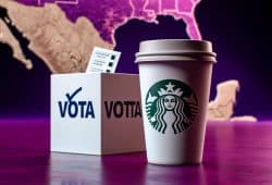 ¿Cuántos miles de cafés regalará Starbucks por votar el 2 de junio? café gratis