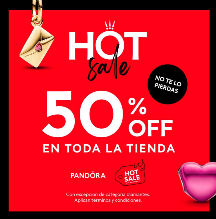 Pandora al 50% en toda su tienda en línea por el Hot Sale 