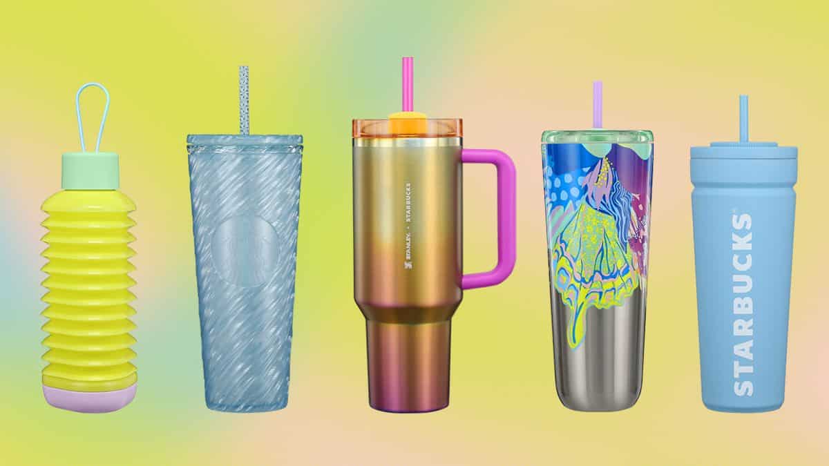 Starbucks and its new collection of tumblers and cold cups for summer