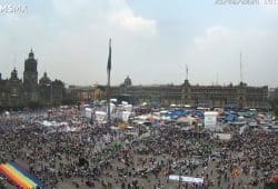 WEBCAM ZOCALO CIERRE DE CAMPAÑA CLAUDIA SHEINBAUM