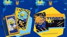 Estos son los productos de Bob Esponja con el equipo Tigres Foto: Especial