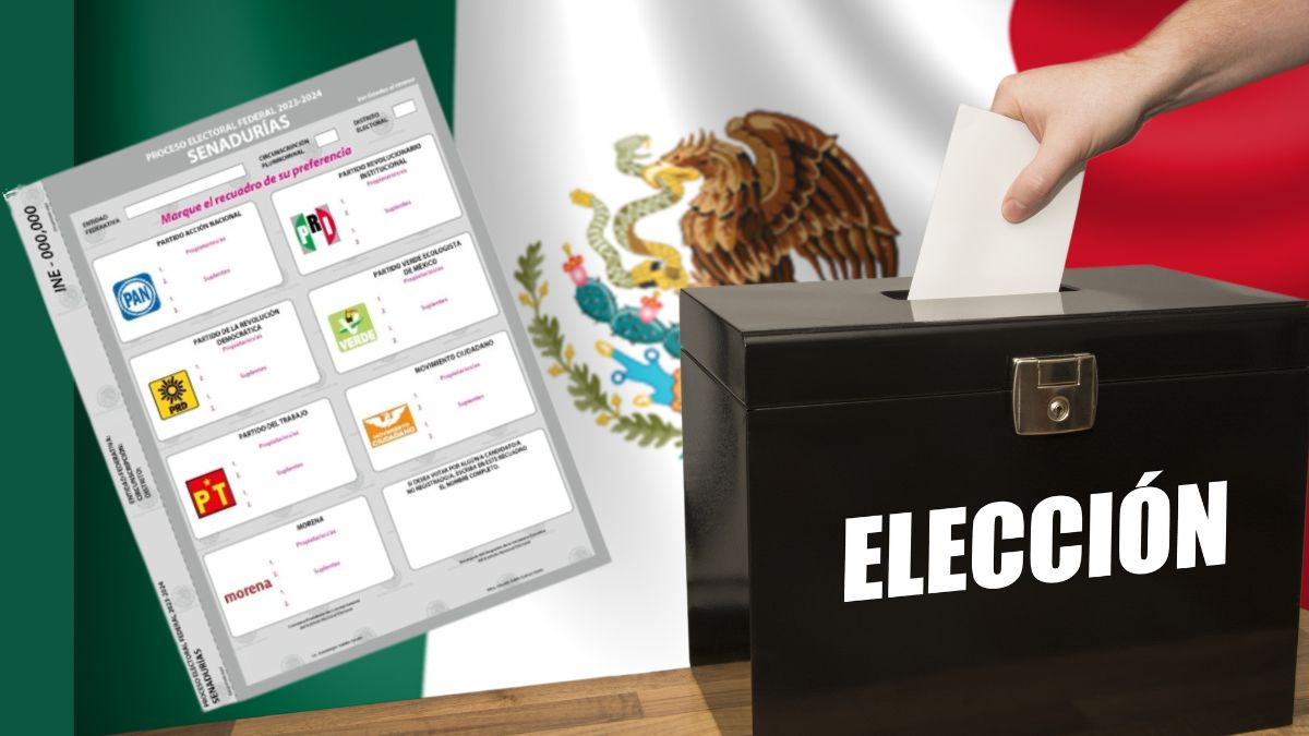 Elecciones 2024. Así es la boleta electoral para senadores del 2 de junio Foto: Especial