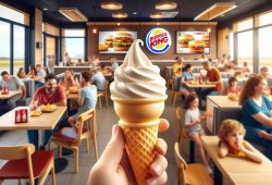 Esta es la promoción de los conos sencillos de Burger King Foto: Especial