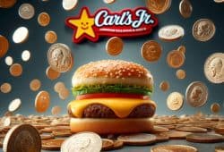 carls jr hamburguesa 1 peso dia de la hamburgesa