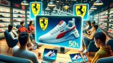 Estos son los tenis Puma de Ferrari que tienen el 50% de descuento en el Hot Sale 2024 Foto: Especial