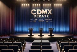 Tercer debate CDMX 2024. ¿A qué hora inicia el último enfrentamiento? Foto: Especial