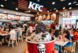 KFC lanza nuevo helado con Oreo para la temporada de calor Foto: Especial