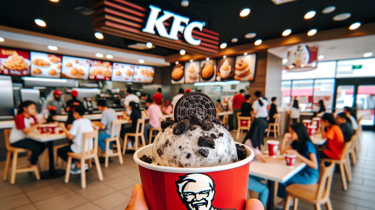 KFC lanza nuevo helado con Oreo para la temporada de calor Foto: Especial